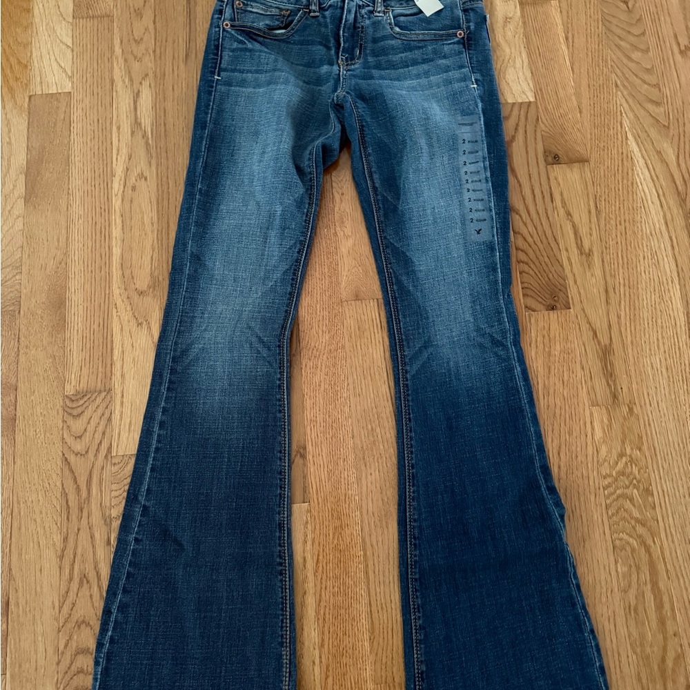 American Eagle Outfitters Dark Blue Boot Cut Jeans